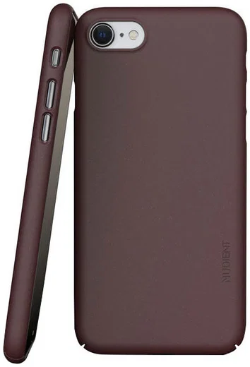 Nudient Thin Case V3 iPhone 7/8/SE(2020/2022) Hoesje Back Cover Rood afbeelding 1