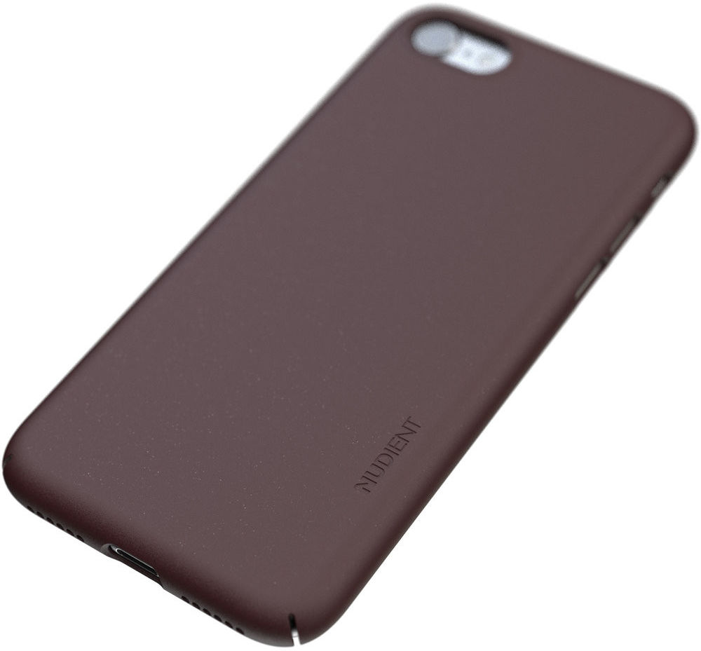 Nudient Thin Case V3 iPhone 7/8/SE(2020/2022) Hoesje Back Cover Rood afbeelding 4
