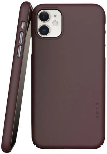 Nudient Thin Case V3 Apple iPhone 11 Hoesje Back Cover Rood afbeelding 1