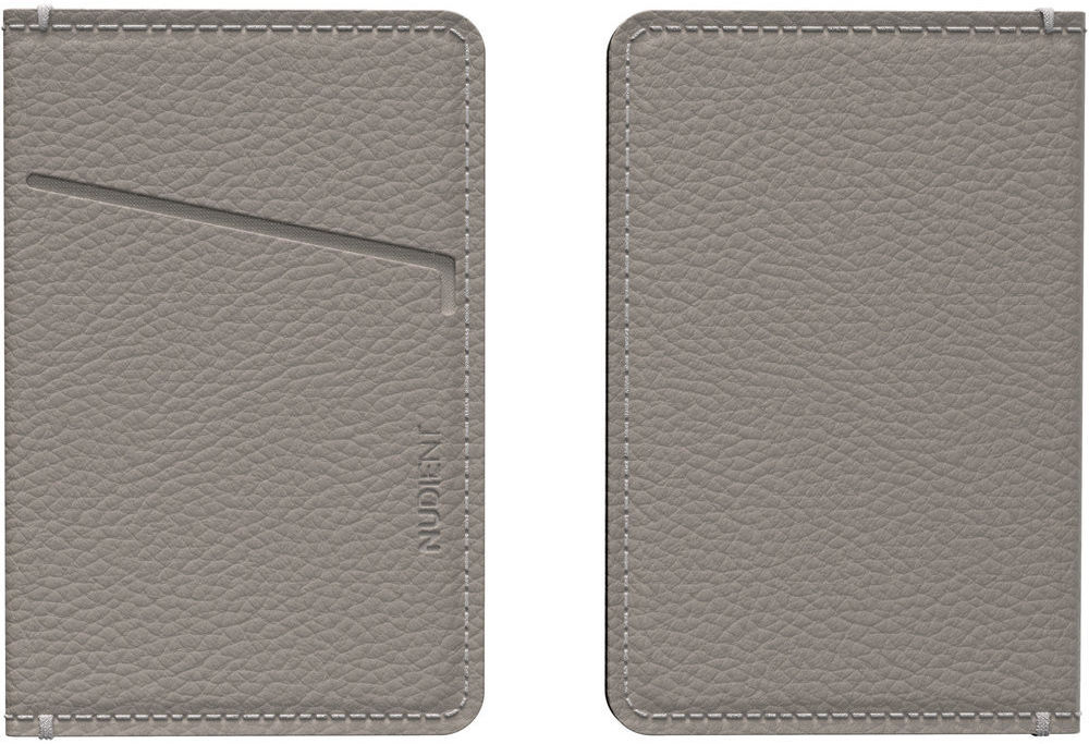 Nudient Echt Leren Kaarthouder/Pasjeshouder voor V3 Thin Cases Beige afbeelding 9