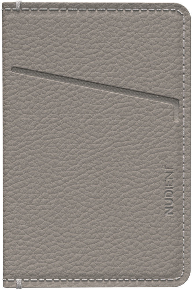 Nudient Echt Leren Kaarthouder/Pasjeshouder voor V3 Thin Cases Beige afbeelding 7