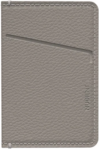 Nudient Echt Leren Kaarthouder/Pasjeshouder voor V3 Thin Cases Beige afbeelding 7