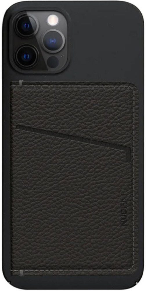 Nudient Echt Leren Kaarthouder/Pasjeshouder voor V3 Thin Cases Zwart afbeelding 8