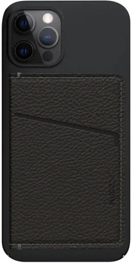 Nudient Echt Leren Kaarthouder/Pasjeshouder voor V3 Thin Cases Zwart afbeelding 8