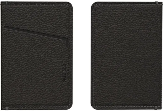 Nudient Echt Leren Kaarthouder/Pasjeshouder voor V3 Thin Cases Zwart afbeelding 11