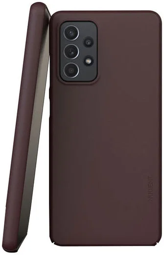 Nudient Thin Case V3 Samsung Galaxy A52 / A52S Hoesje Back Cover Rood afbeelding 1