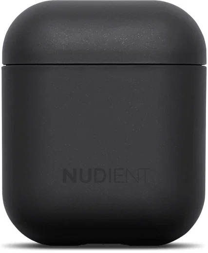 Nudient Thin Case V1 Apple AirPods Hoesje Ultradun Zwart afbeelding 1