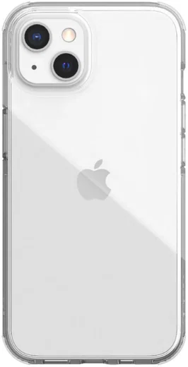 Raptic Clear Apple iPhone 13 Hoesje Back Cover Transparant/Wit afbeelding 1