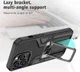 Apple iPhone 13 Pro Hoesje Hybride met Kickstand Back Cover Zwart afbeelding 5