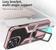 Apple iPhone 13 Pro Max Hoesje Hybride Back Cover Kickstand Rose Goud afbeelding 5