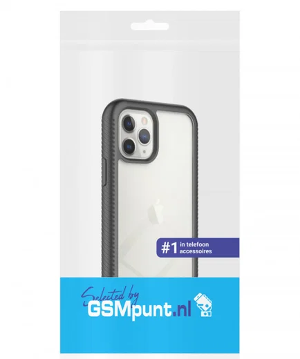 Apple iPhone XS Hoesje Full Protect 360° Cover Hybride Zwart afbeelding 11