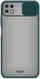 MOFI Samsung Galaxy A22 5G Hoesje Camera Slider Back Cover Groen afbeelding 1