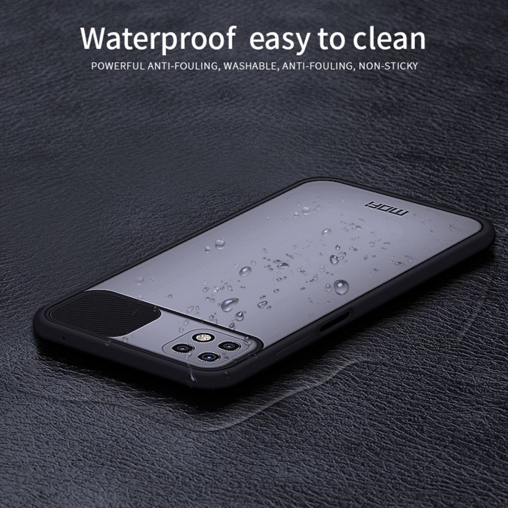 MOFI Samsung Galaxy A22 5G Hoesje Camera Slider Back Cover Groen afbeelding 5