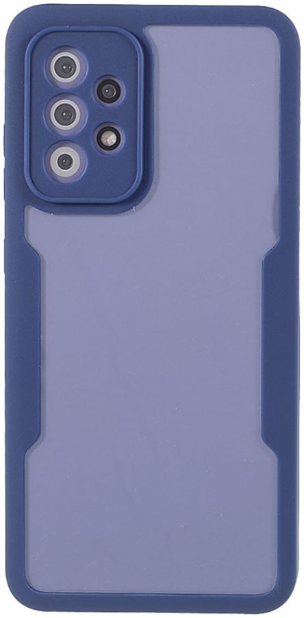 Samsung Galaxy A52 / A52S Hoesje Full Protect 360° Hybride Cover Blauw afbeelding 1