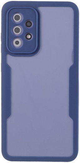 Samsung Galaxy A52 / A52S Hoesje Full Protect 360° Hybride Cover Blauw afbeelding 1