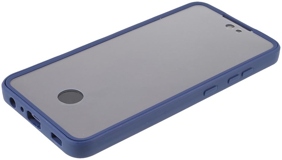 Samsung Galaxy A52 / A52S Hoesje Full Protect 360° Hybride Cover Blauw afbeelding 8