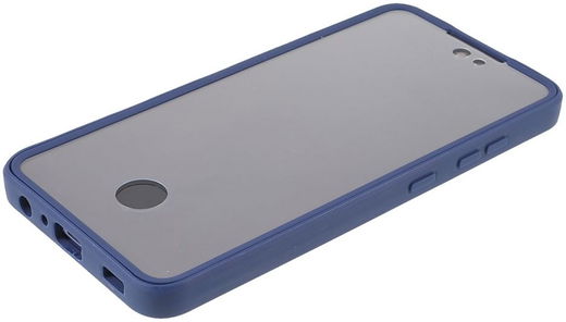 Samsung Galaxy A52 / A52S Hoesje Full Protect 360° Hybride Cover Blauw afbeelding 8