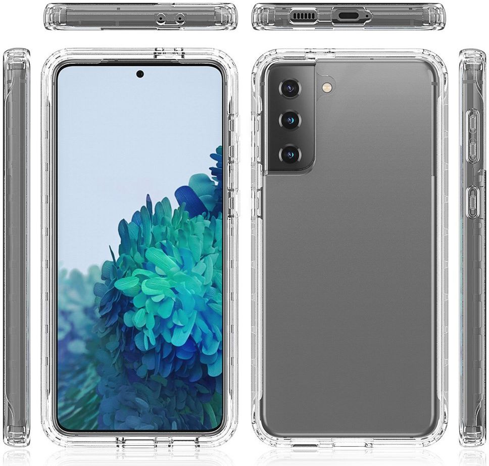 Samsung Galaxy S21 Plus Hoesje Volledig Schokbestendig Transparant afbeelding 7