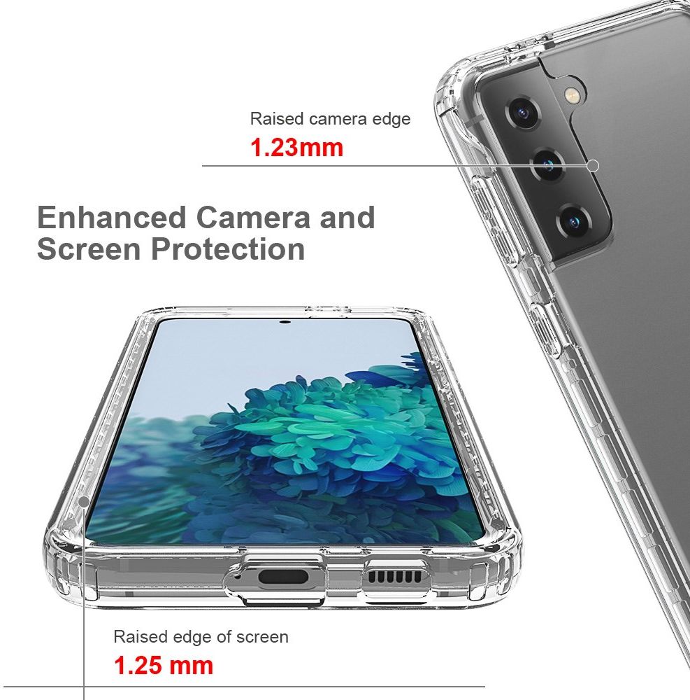 Samsung Galaxy S21 Plus Hoesje Volledig Schokbestendig Zwart afbeelding 5