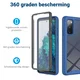 Samsung Galaxy S20 FE Hoesje Full Protect 360° Cover Hybride Blauw afbeelding 2