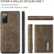 DG Ming Samsung Galaxy S20 FE Hoesje met Magnetische Kaarthouder Bruin afbeelding 16