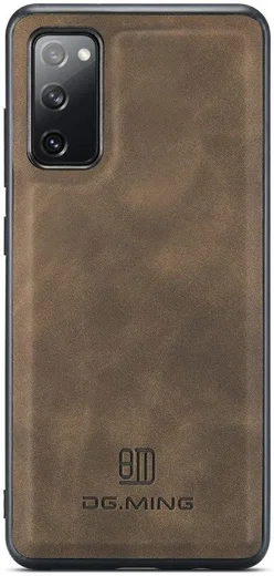 DG Ming Samsung Galaxy S20 FE Hoesje met Magnetische Kaarthouder Bruin afbeelding 7