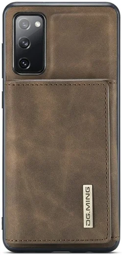 DG Ming Samsung Galaxy S20 FE Hoesje met Magnetische Kaarthouder Bruin afbeelding 8