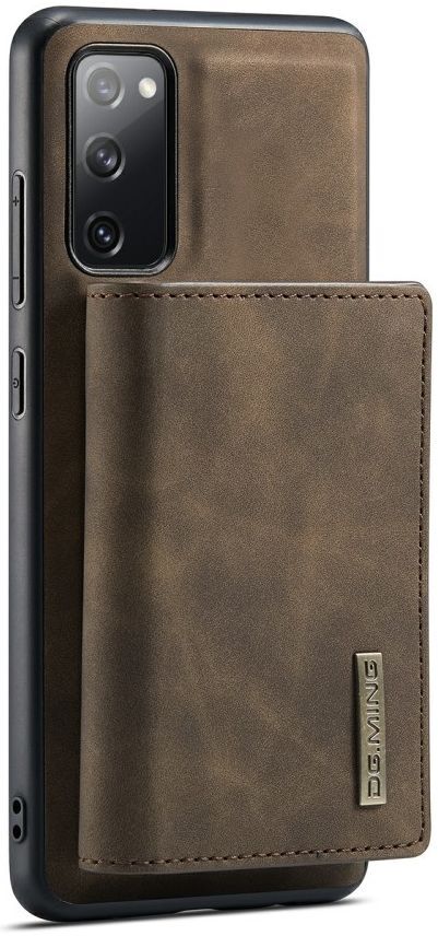 DG Ming Samsung Galaxy S20 FE Hoesje met Magnetische Kaarthouder Bruin afbeelding 1