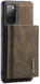 DG Ming Samsung Galaxy S20 FE Hoesje met Magnetische Kaarthouder Bruin afbeelding 1
