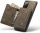 DG Ming Samsung Galaxy S20 FE Hoesje met Magnetische Kaarthouder Bruin afbeelding 3