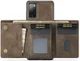DG Ming Samsung Galaxy S20 FE Hoesje met Magnetische Kaarthouder Bruin afbeelding 2