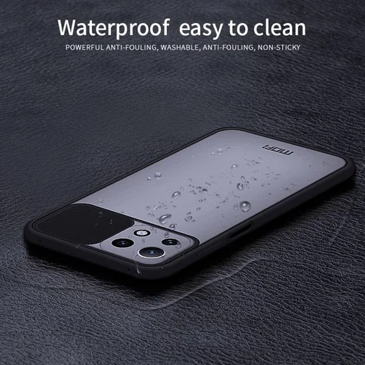 MOFI Xiaomi Mi 11 Lite 4G/5G (NE) Hoesje met Camera Slider Zwart afbeelding 5