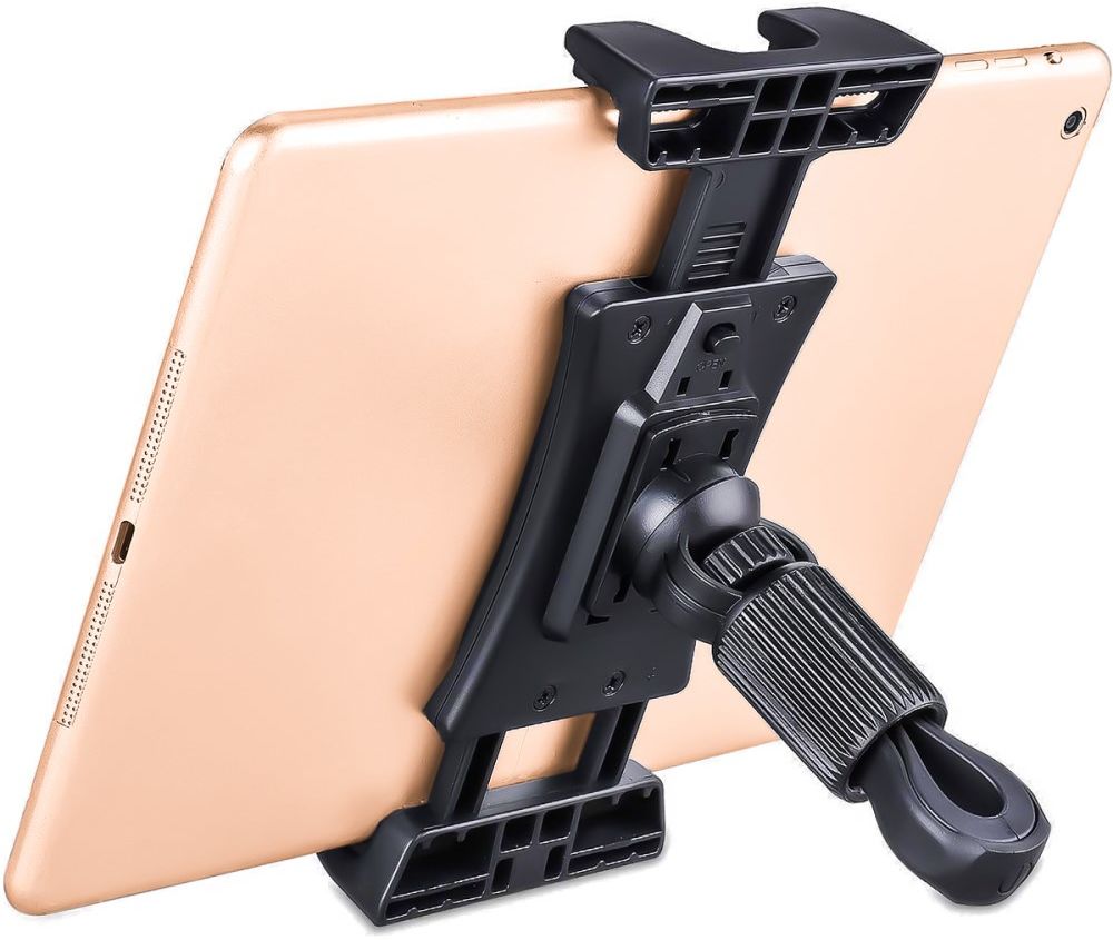 Universele Smartphone- en Tablethouder voor Hoofdsteun Auto / Sturen afbeelding 1