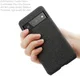Google Pixel 6 Pro Hoesje Hard Plastic met Stoffen Afwerking Zwart afbeelding 4