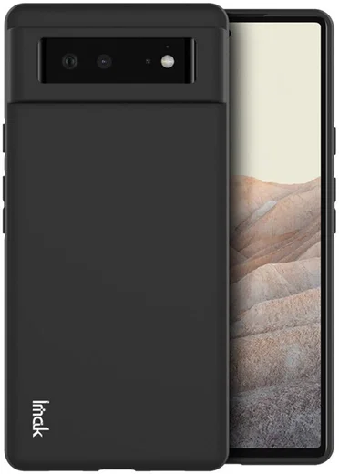 IMAK UC-3 Series Google Pixel 6 Hoesje Flexibel en Dun TPU Zwart afbeelding 1