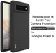 IMAK UC-3 Series Google Pixel 6 Hoesje Flexibel en Dun TPU Zwart afbeelding 5