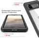 Google Pixel 6 Hoesje Volledig Schokbestendig Hybride Cover Zwart afbeelding 5