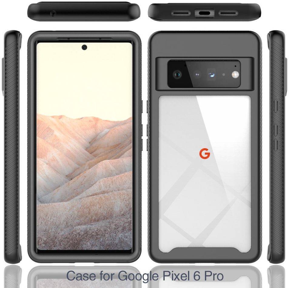 Google Pixel 6 Pro Hoesje Volledig Schokbestendig Cover Blauw afbeelding 7