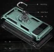 Google Pixel 6 Hoesje Hybride met Kickstand Back Cover Groen afbeelding 3