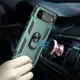 Google Pixel 6 Hoesje Hybride met Kickstand Back Cover Groen afbeelding 4