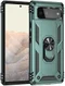 Google Pixel 6 Hoesje Hybride met Kickstand Back Cover Groen afbeelding 8