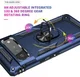 Google Pixel 6 Pro Hoesje Hybride met Kickstand Back Cover Blauw afbeelding 6