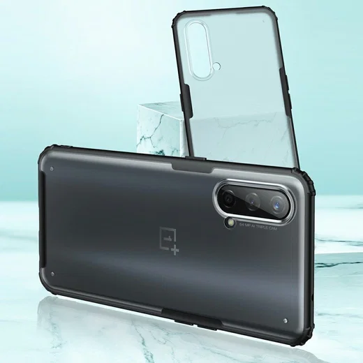 OnePlus CE 5G Hoesje Hybride Back Cover Matte Transparant afbeelding 3
