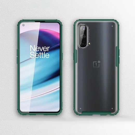 OnePlus CE 5G Hoesje Hybride Back Cover Matte Transparant afbeelding 6