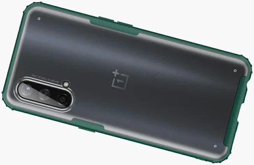 OnePlus CE 5G Hoesje Hybride Back Cover Matte Transparant Groen afbeelding 7