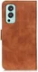 KHAZNEH OnePlus Nord 2 5G Hoesje Retro Wallet Book Case Bruin afbeelding 7