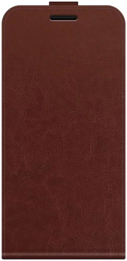 OnePlus Nord 2 5G Hoesje Verticale Flip Wallet Case Kunstleer Bruin afbeelding 8