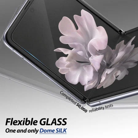 Whitestone Dome Silk Samsung Galaxy Z Flip 3 Glass Screen Protector afbeelding 6