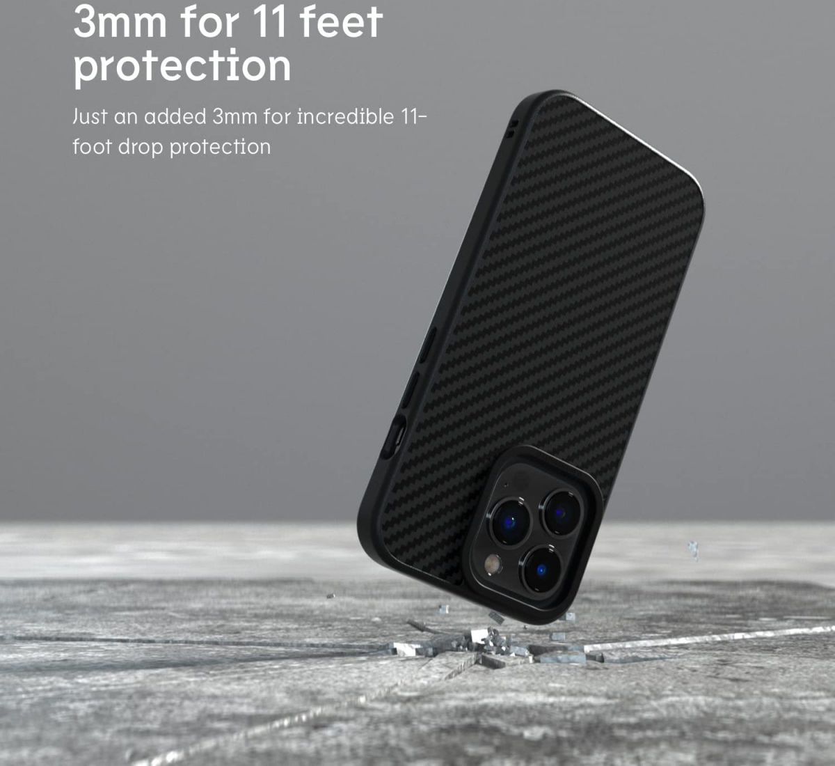RhinoShield SolidSuit Apple iPhone 13 Hoesje Back Cover Carbon Fiber afbeelding 5