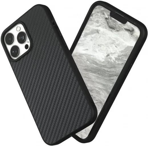 RhinoShield SolidSuit Apple iPhone 13 Pro Max Hoesje Carbon Fiber afbeelding 1